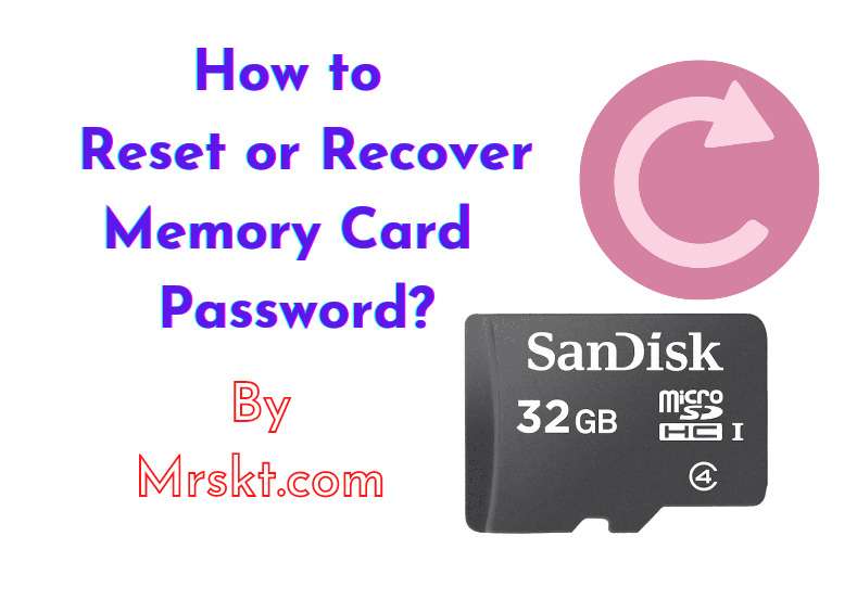 reset memory card password