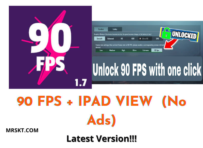 90 FPS for PUBG (No Ads)