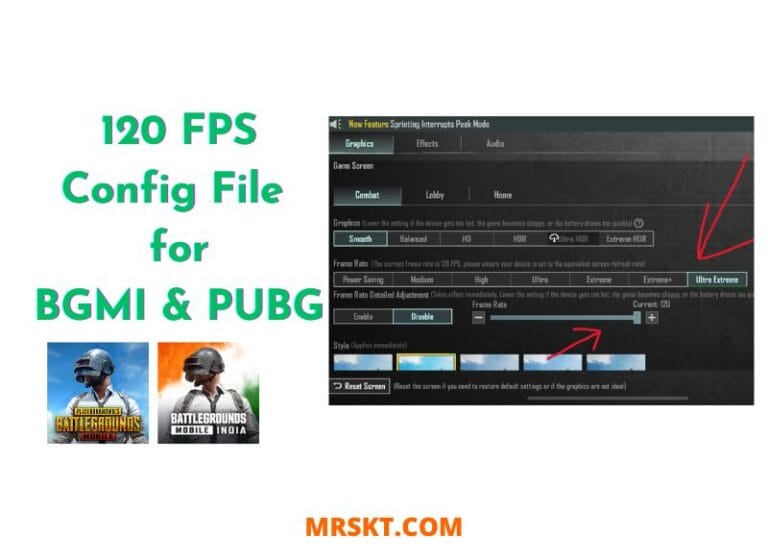 120 FPS Config File for PUBG